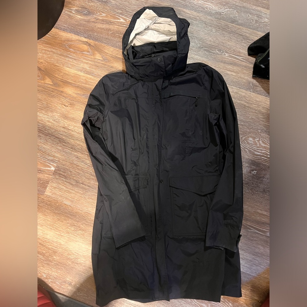 Long rain coat